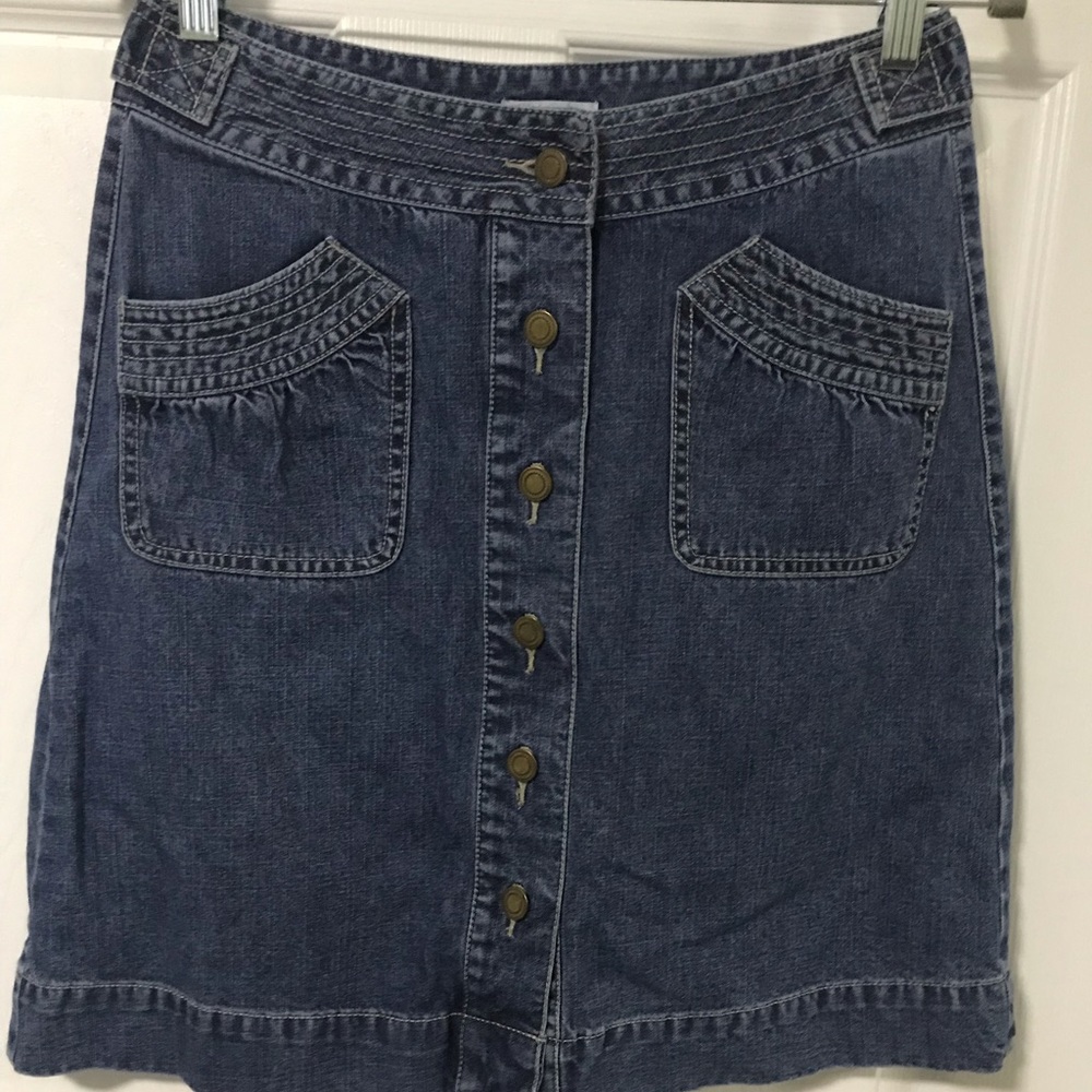 Christopher & Banks Jean Skirt